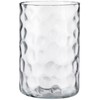Skelang Hammered Lip-less Glass Lamp Shade, Cylindrical Light Cover with