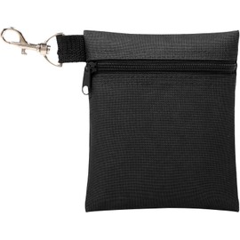 Golf tee bag - golf valuables pouch - golf tee bag pouch - featuring a 360° rotatable hook - perfect for storing golf valuables and accessories during sports