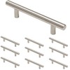 10 Pack Brushed Nickel Cabinet Pulls, Kitchen Cabinet Handles, 3.8
