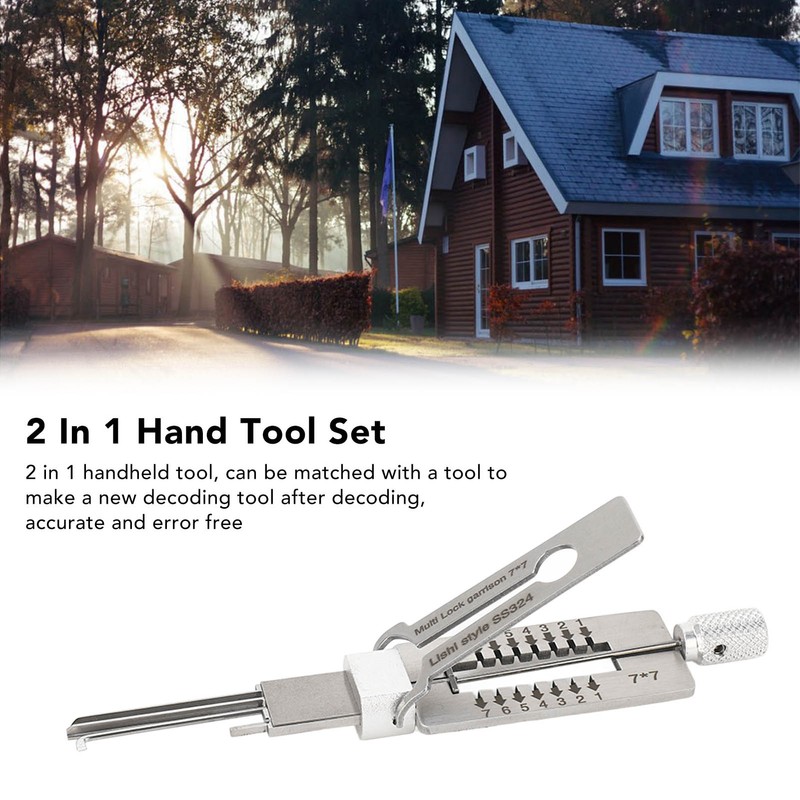 2 In 1 Pick Tool Hook Pickup Set Manual Maintenance