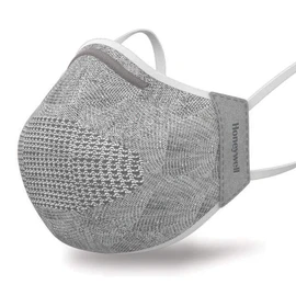 Honeywell Safety Light Gray Dual Layer Face Cover with 8 Replaceable Inserts, Size Youth/Adult Extra Small (RWS-50115)