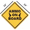 CAT Outdoors Ammo on Board Funny Patch with Fastener Hook