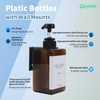GOYISEE Shampoo and Conditioner Dispenser for Shower Wall 3 Chamber