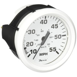 DRESS WHITE SPEEDOMETER 55 MPH