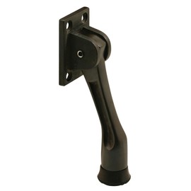 FHC J4538 Door Stop Drop Down 4 Hole - Bronze Finish H.D. Diecast