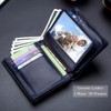 Strong Large Capacity Genuine Leather Bifold Wallet/Credit Card Holder for
