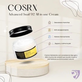 Crema Advanced Snail All In One Cosrx Hidratante 100ml/100g Sensible Día/noche