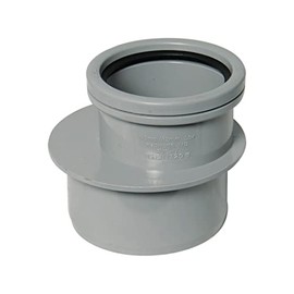 FLOPLAST 110mm Soil Pipe 110x82 Reducer - Grey