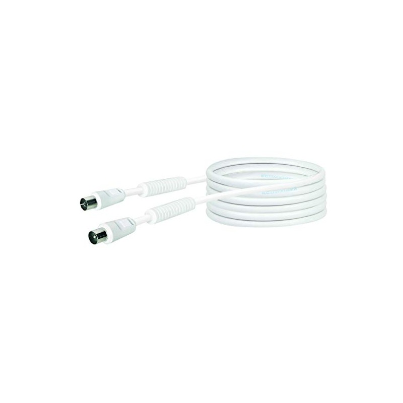 Schwaiger KVKF50 532 Antenna Cable 90dB Ferrite 5 m White