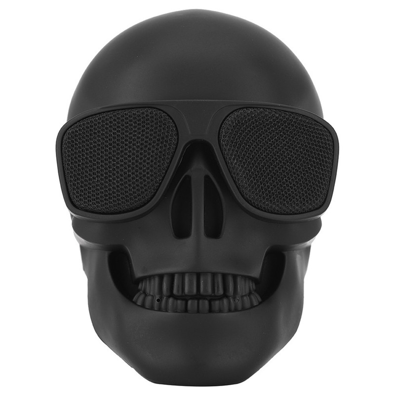 New Skull Head Speaker Portable Mini Wireless Bluetooth Stereo Speaker