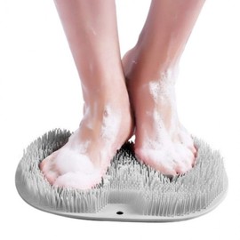 Footbrush Exfoliation Soles Foot Washing Mat Foot brush (gray)