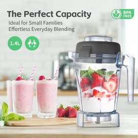 Twisvo 48 oz Container Compatible with Vitamix E310, E320, 5200, Classic & Explorian Blenders, Includes Drive Socket Kit