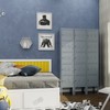 Yizosh Metal Locker with 5 Doors, Tall Steel Storage Lockers