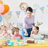 LYCN 12 Pack Colourful Tablecloths, Summer Table Covers, Plastic Rectangle