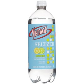 Vintage Seltzer Water - Lemon Lime - 33.8 Oz (Pack of 12)