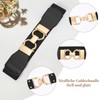 XZQTIVE Women's Wide Elastic Belt for Dresses Retro Stretch Waist