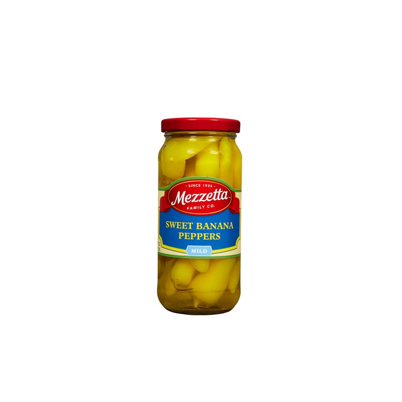 Mezzetta Sweet Banana Peppers - Sweet & Crunchy Peperoncini Alternative