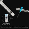 Ylemnf 3cc Syringe 3ml 23 Gauge 1 Inch 25mm with
