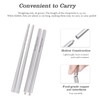 Boundless Voyage Detachable Titanium Chopsticks Collapsible 2 Section Outdoor Camping