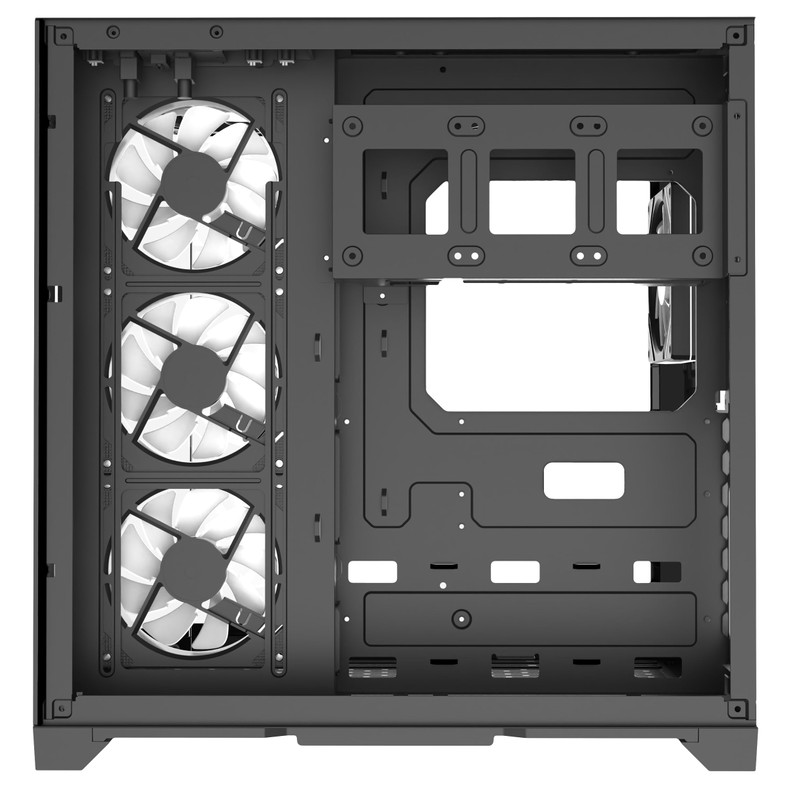 PC Gaming ATX Case Iceberg Crystal Edge Full Panoramic View
