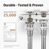 KES Bathroom Sink Drain Without Overflow Vessel Sink Lavatory Vanity