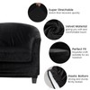 TOPCHANCES Armchair Cover, Armchair Throws, Extendable Elastic Armchair, Velour Chair