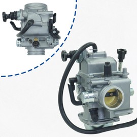 ALRACALL 16100-HM5-671 Carburetor Replaces For Honda 16100-HC4-013 Compatible For Model TRX300 FOURTRAX TRX300FW 1988-2000 with Air Cleaner Oil Filter Repair Kit