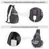 G4Free Sling Chest Bag Shoulder Backpack Crossbody Waterproof Canvas Daypack
