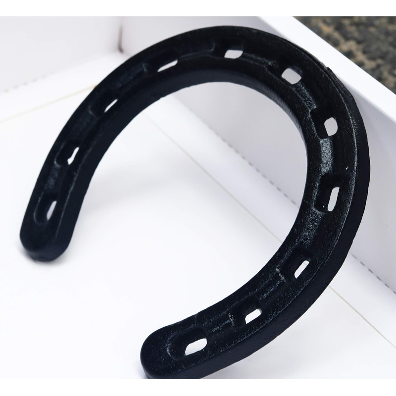 Lucky Horseshoe Black,Cast Iron Horseshoe Wall Decor