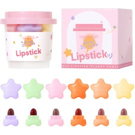 Lovelycat Mini Nette Kapsel Lippenstift Set, 16 Matte Lippenstift16 Farben Samt Wasserdichter langanhaltender Kapsel Lippenstift, Matte Lippenstift Set Nonstick Cup Einfach zu färben (KH7)