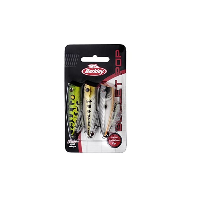 Berkley Bullet Pop - Surface Popper Lures for Pike or