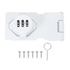 sourcing map Password Rotary Hasp Locks, Mechanical Cabinet Combination Latch