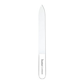 Butter London Signature Glass Nail File - Essential Tool for Manicure and Pedicure - Smooth Out Rough Edges and Helps Prevent Breakage and Splitting -