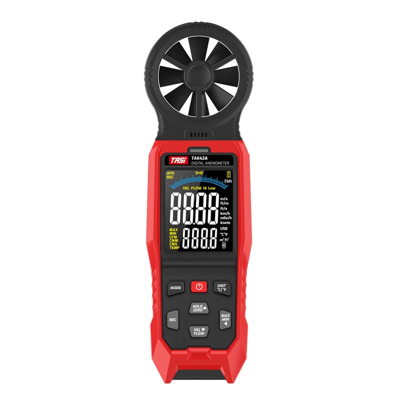 TASI TA642A Digital Anemometer Handheld Wind Speed Meter Measuring Air