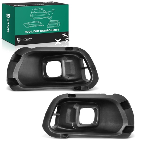 YHTAUTO Fog Light Bezel Fits Ford Ranger 2019-2023 Front Bumper