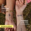Inkster Tattoo Butterfly Blackwork | Improved Quality | Skin-Friendly &