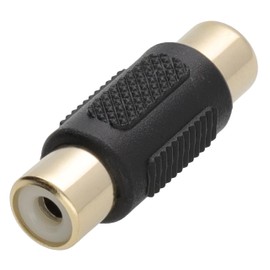 kenable Phono RCA Coupler Socket to Socket Adapter Audio/Video [Single]