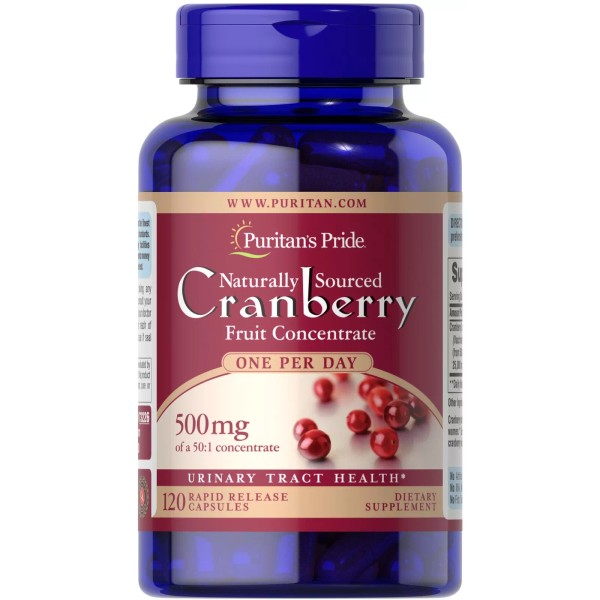 Puritan's Pride One A Day Cranberry - 120 Capsules
