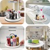 Bedeco Spice Rack, Fridge Turntable, Pack of 2 Kitchen Organiser,
