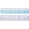 Kokuyo Straight Ruler, 5.9 inches (15 cm), Recycled PET Resin,