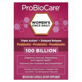 WomenaTMs Once Daily Probiotic a Digestive Health a 100 Billion CFU of Probiotics (30 Capsules)