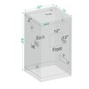 Green Hut Grow Tent 32"x32"x63", High Reflective Mylar Dark Room