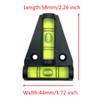 WOYISEPG 2Pcs Magnetic RV Levelers, with Screws Mounting and Magnetism