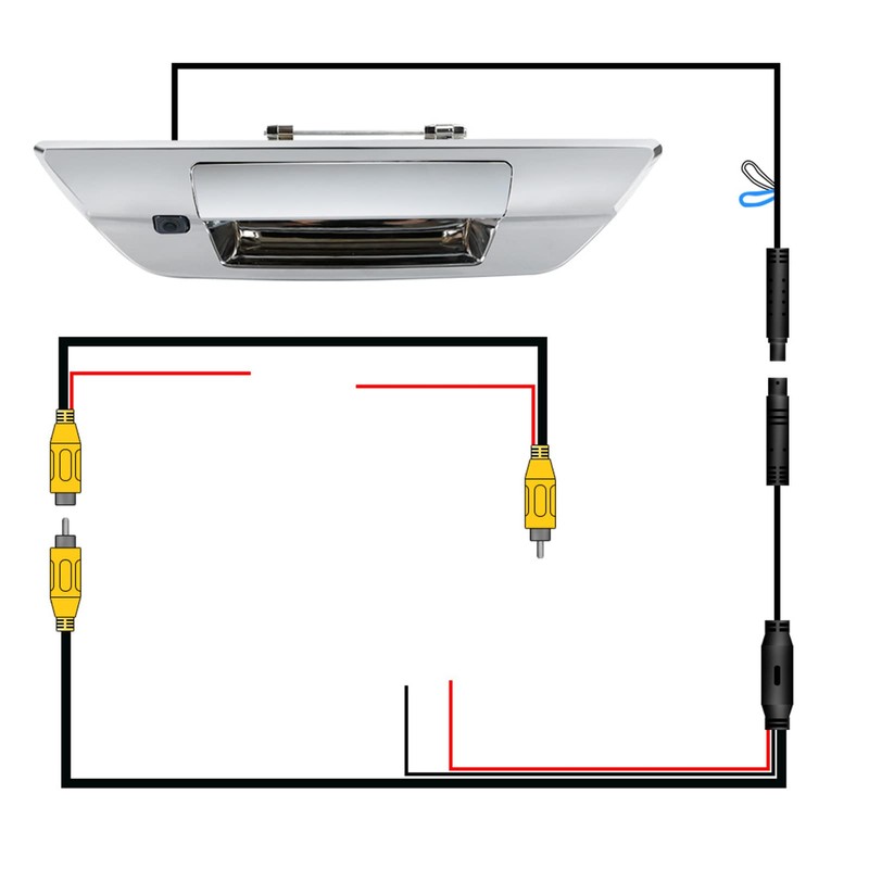 Reverse Backup Camera, Fydun 12V IP68 110° View Angle Night