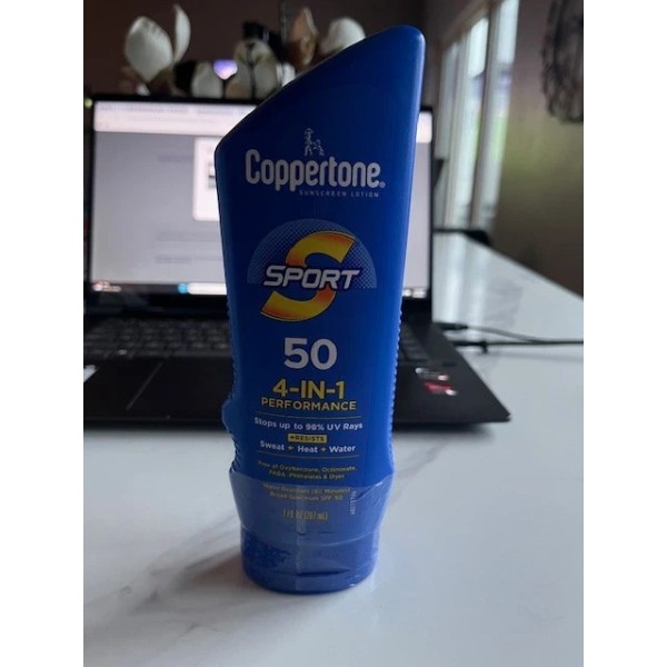 Coppertone Sport 4 in 1 Performance Sunscreen Lotion SPF 50