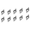 10pcs DCGT11T304-AK H01 DCGT32.51-AK H01 CNC Reversible Inserts Lathe for