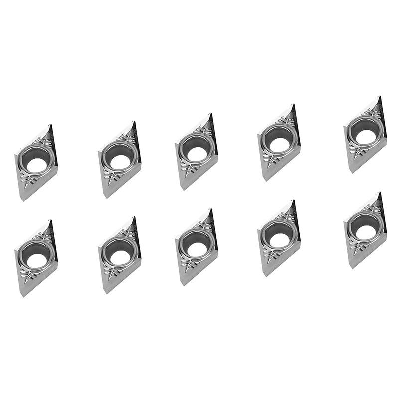 10pcs DCGT11T304-AK H01 DCGT32.51-AK H01 CNC Reversible Inserts Lathe for