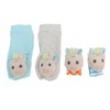 4pcs Baby Rattle Socks Cute Octopus Shape Soft Light Adjustable