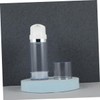 SAFIGLE 4pcs Airless Pump Bottle Refillable Travel Lotion Dispenser Transparent