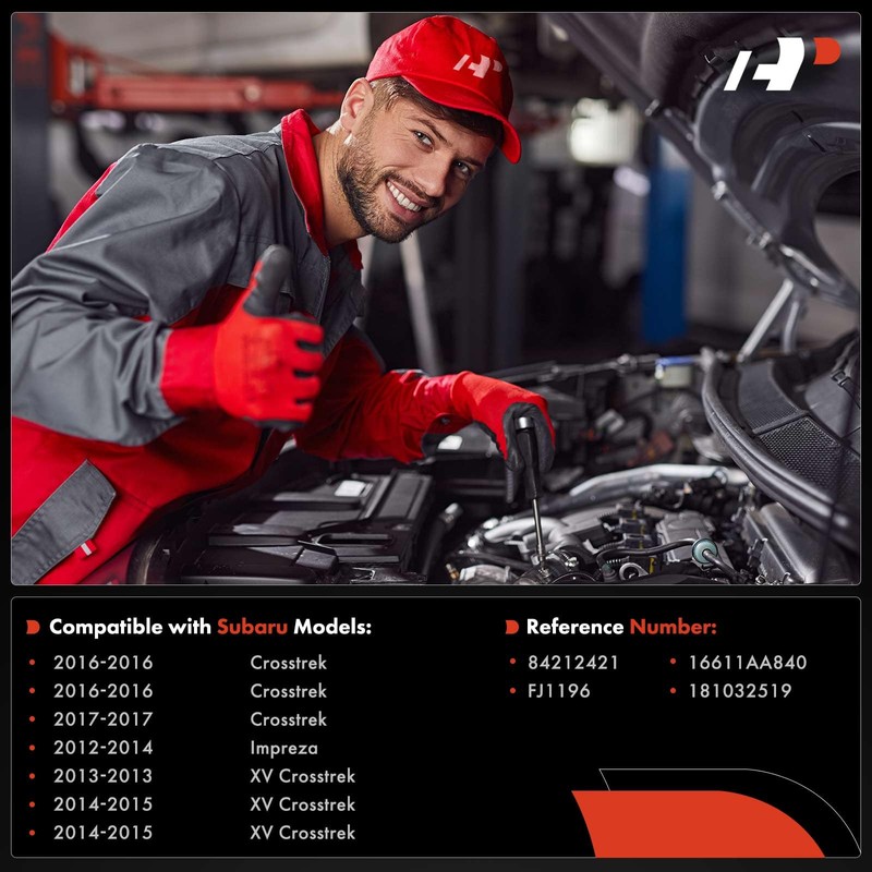 A-Premium Set of 4 Fuel Injectors Compatible with Subaru Impreza